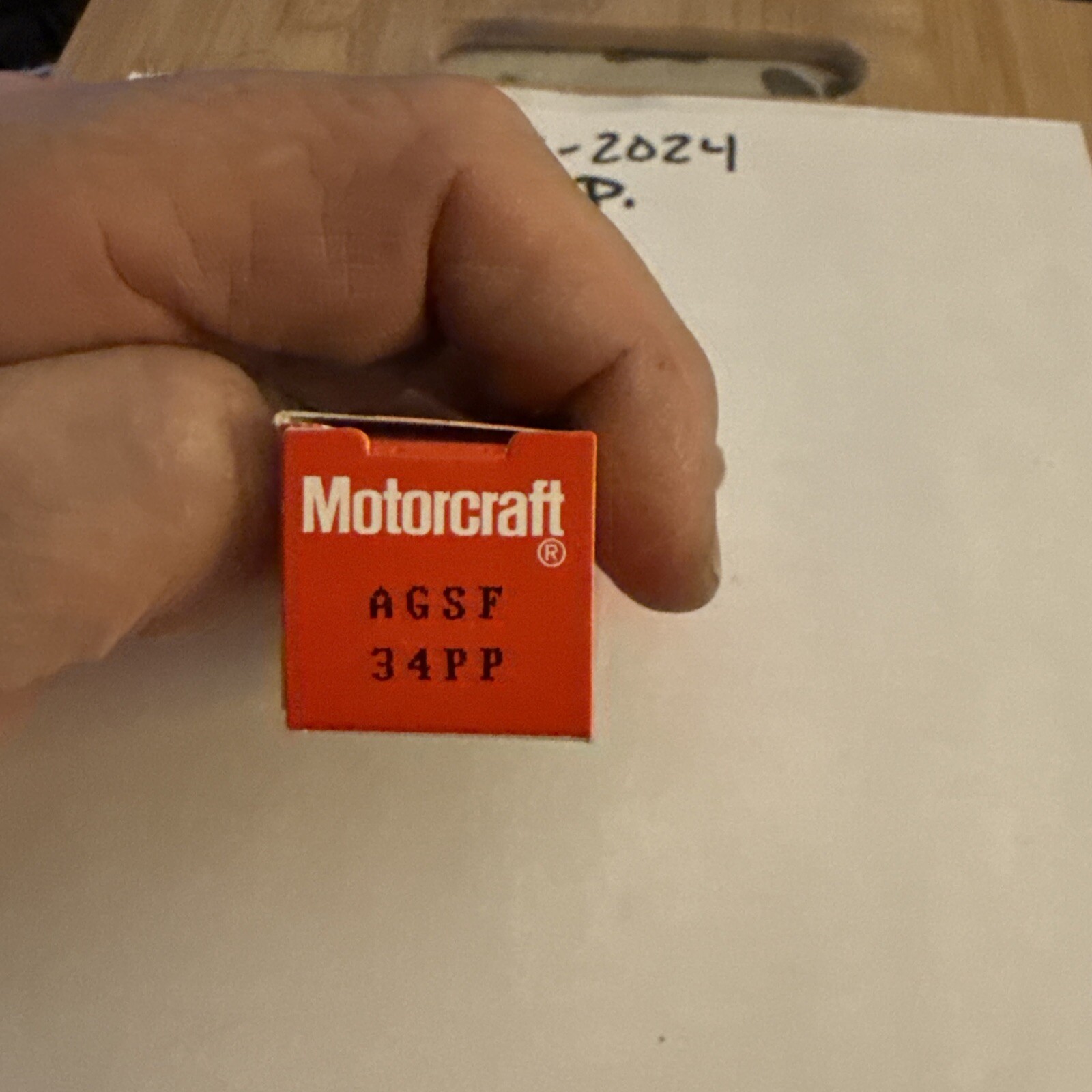 Motorcraft AGSF34PP Spark Plugs Fits 1983-2008 Ford Mazda Mercury (1) Plug