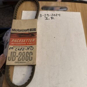 Motorcraft Belt Jb-286c Nos OEM Genuine Ford