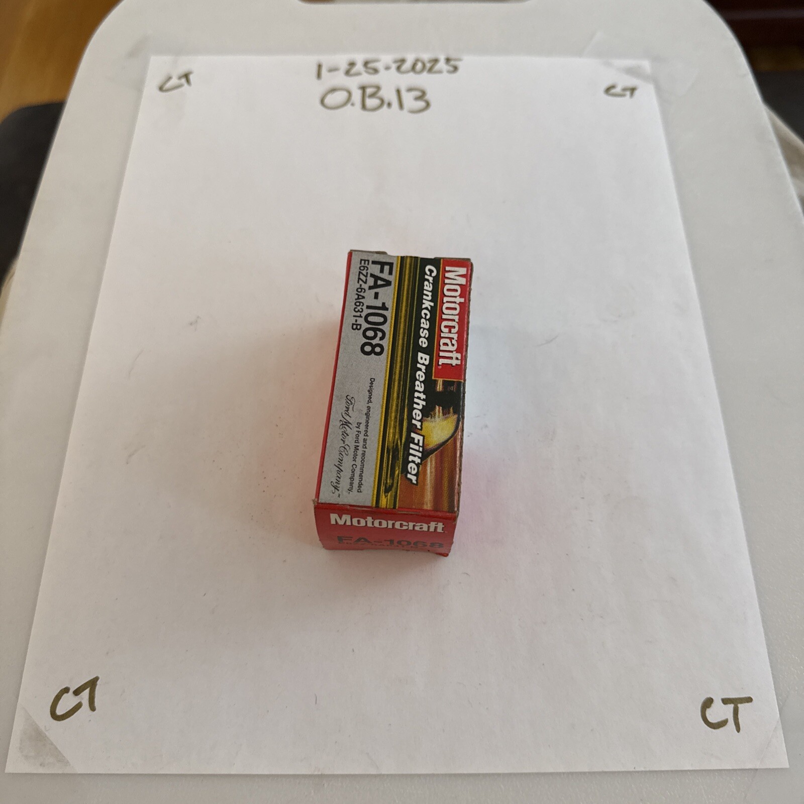 Motorcraft Engine Crankcase Breather Element FA-1068 90-95 Ford Mustang 5.0L-V8