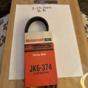 Motorcraft JK6-374 Serpentine Belt - 0.84" X 37.50" - 6 Ribs