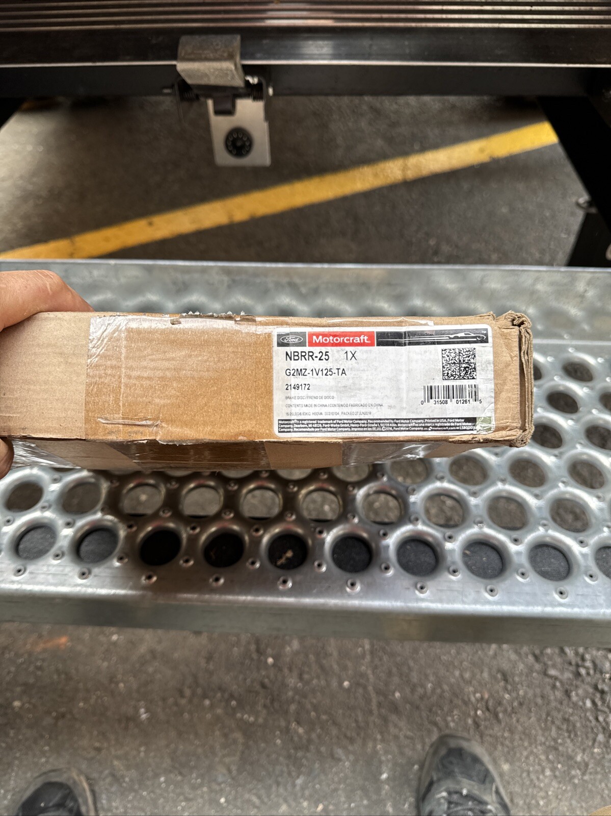 Motorcraft NBRR-25 Brake Rotor (2012-2018 Ford Focus)