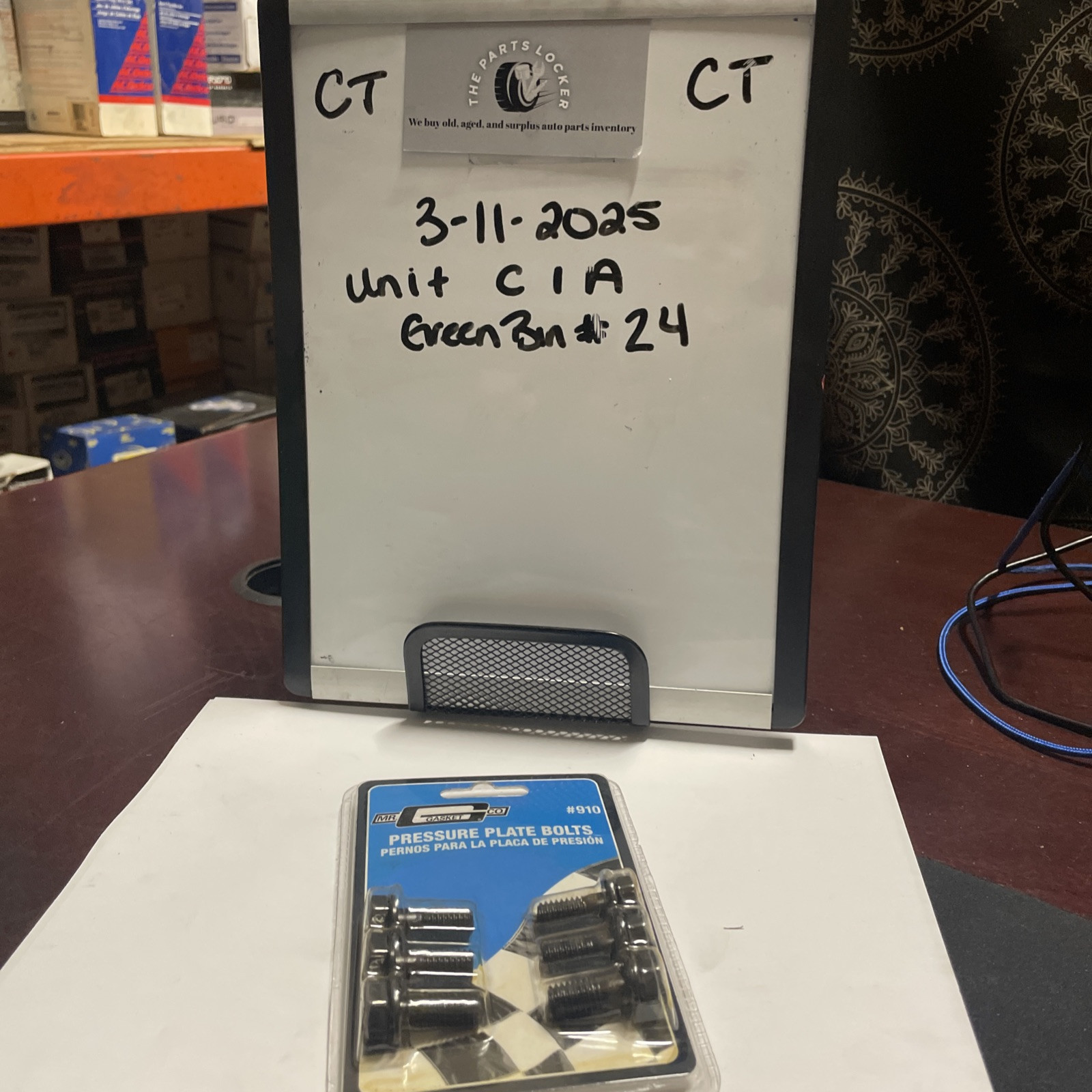 Mr Gasket 910 PRESSURE PLATE BOLTS - CHEVY/CHRYSLER