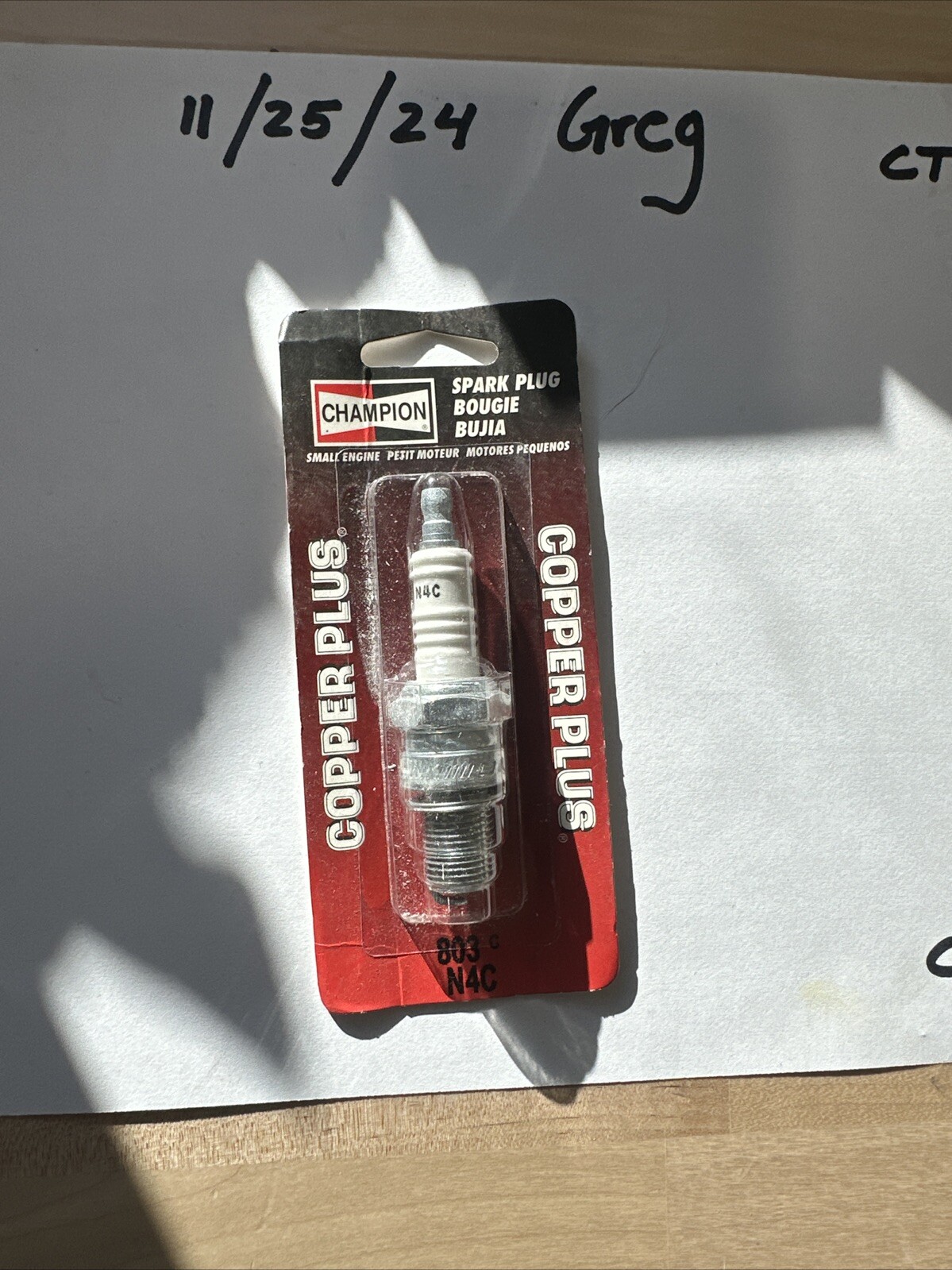 N4C Champion brand spark plug 803 - Image 3