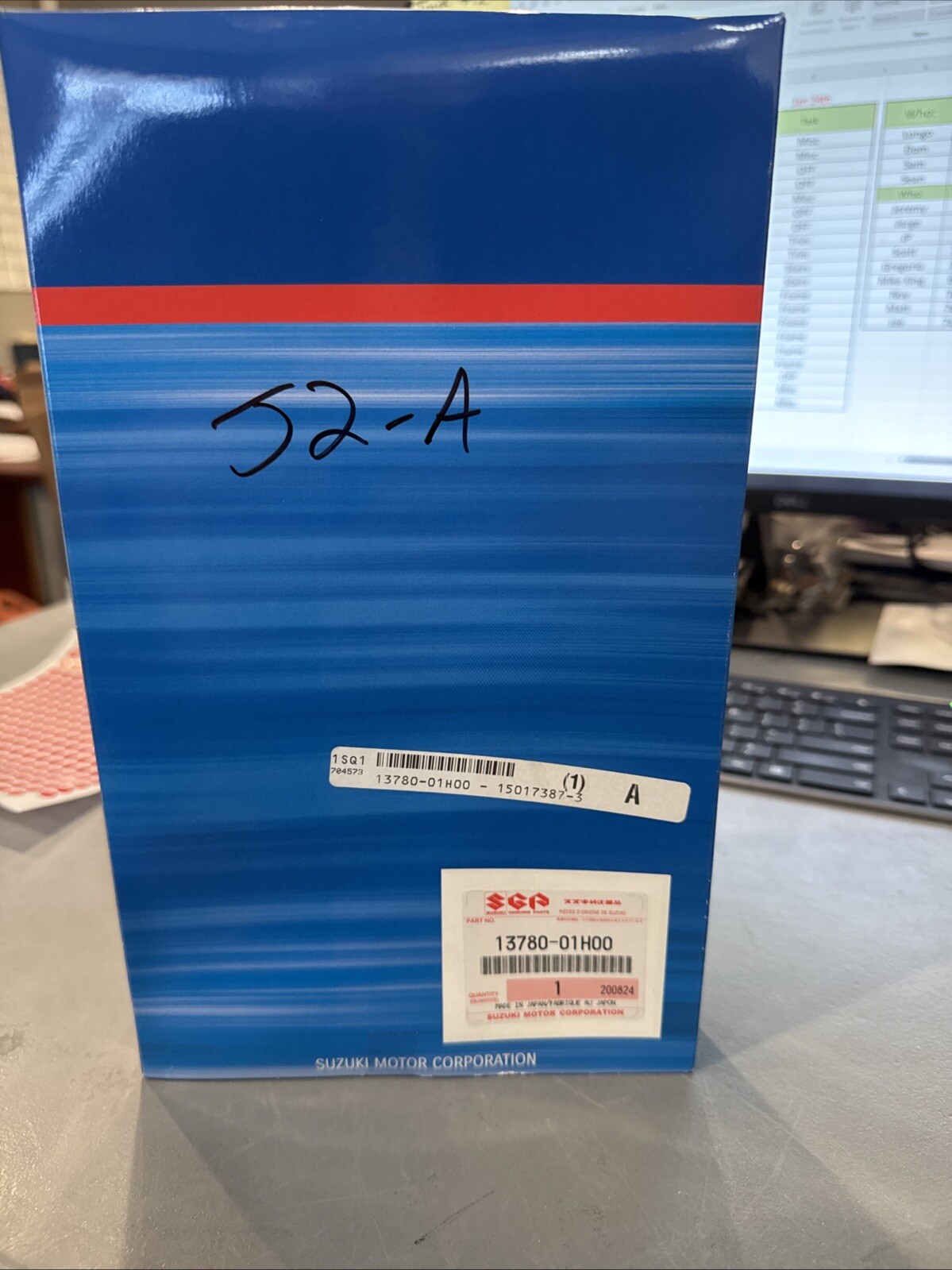 NEW 2006 - 2010 SUZUKI GSX-R GSXR 600 750 GENUINE AIR FILTER CLEANER 13780-01H00