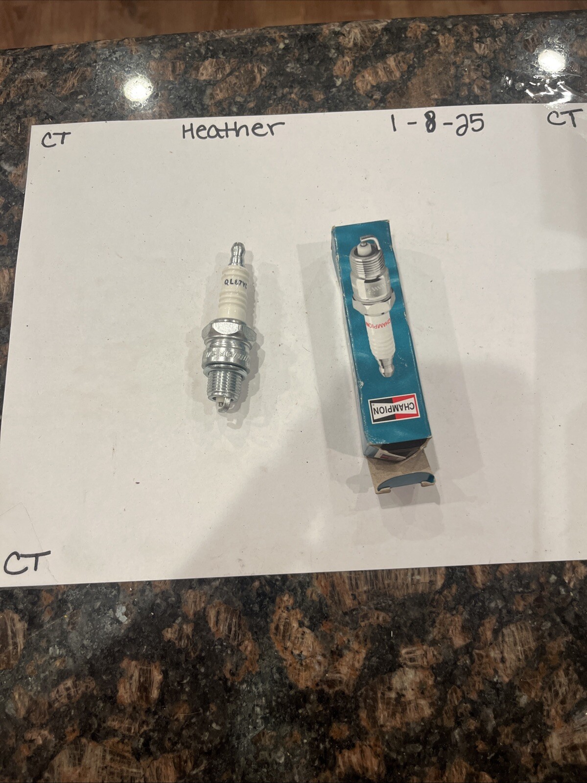 NEW CHAMPION MARINE SPARK PLUG QL87YC 934M - Image 5