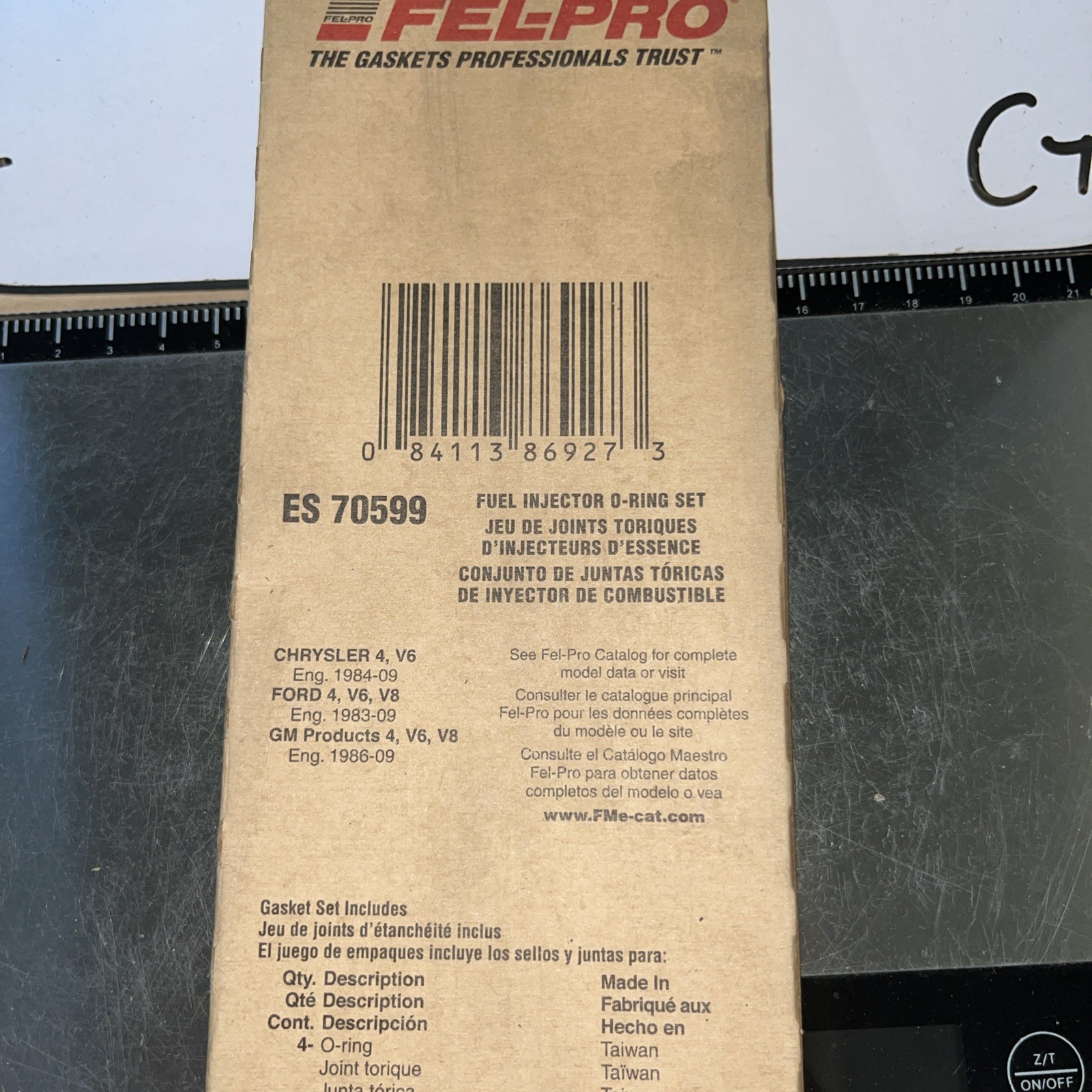 NEW Fel-Pro Automotive Fuel Injection O-Ring Set FelPro ES71192 - Image 3