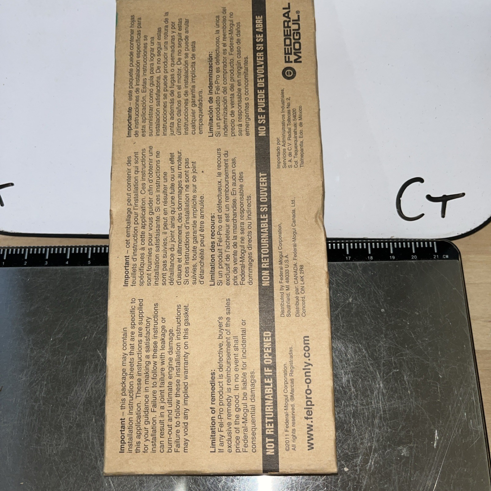 NEW Fel-Pro Automotive Fuel Injection O-Ring Set FelPro ES71192 - Image 4