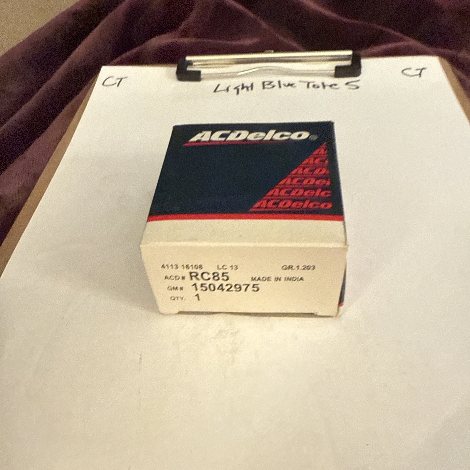 NEW GENUINE GM ACDelco Radiator Cap RC85 15042975 - Image 3