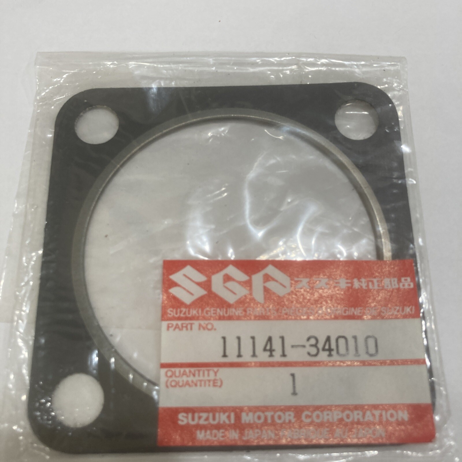 NEW GENUINE SUZUKI 11141-34010 (11141-340V0) GASKET, CYLINDER HEAD GT550 - Image 3