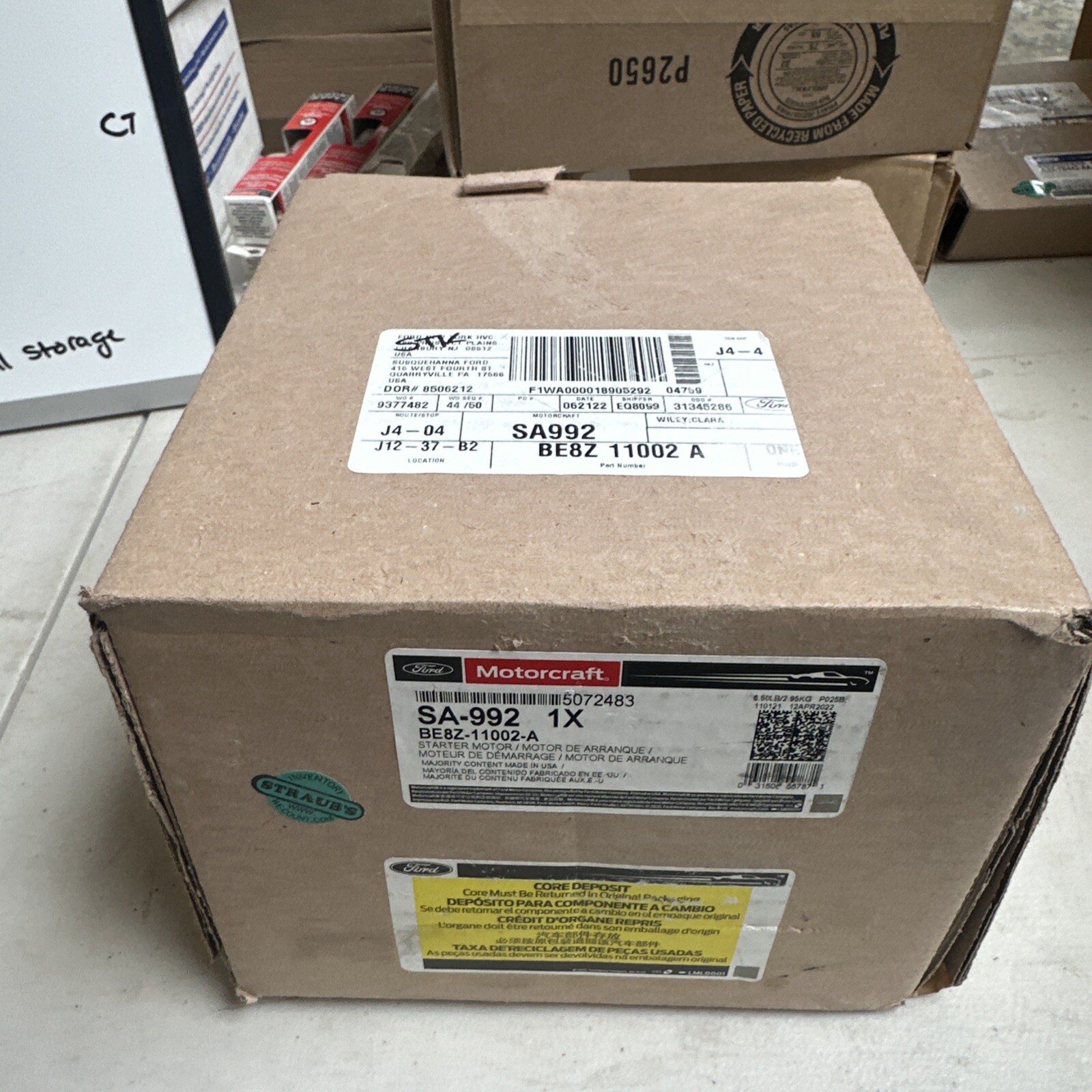 NEW Motorcraft Engine Starter Motor SA-992 Ford Fiesta 1.6L 2011-2019 - Image 3