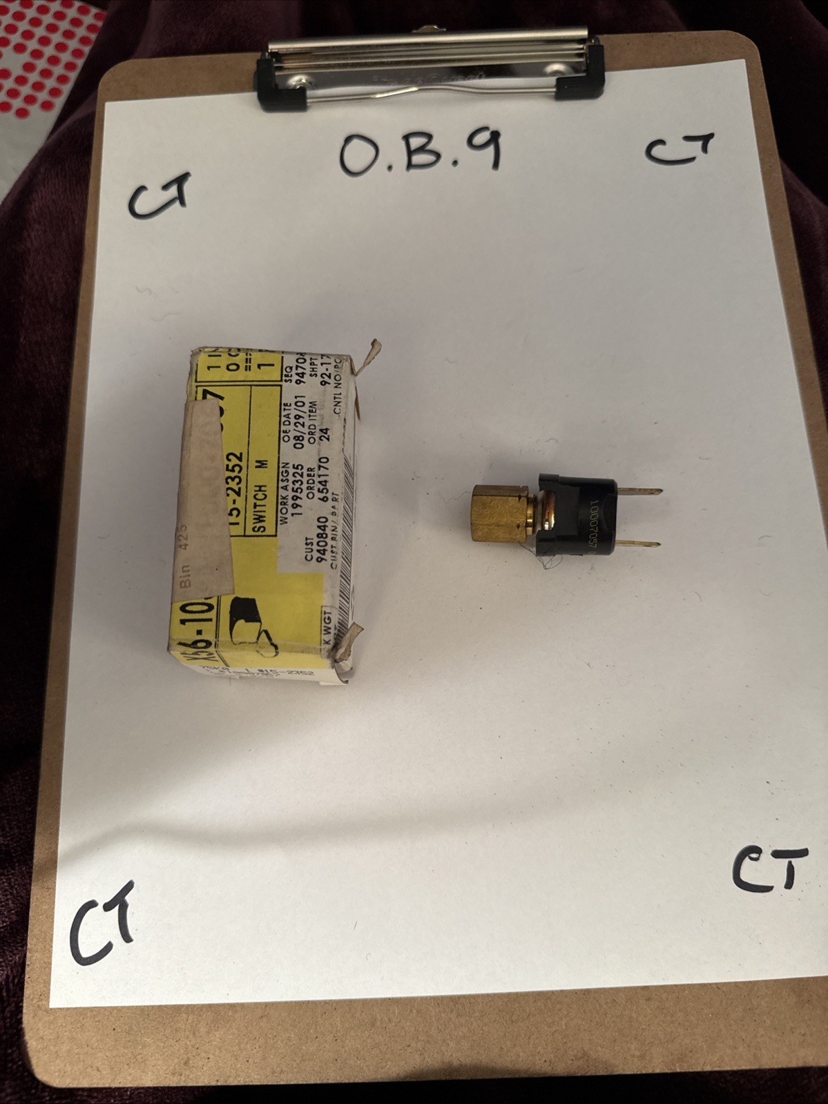 NEW NOS OEM 15-2352 10007057