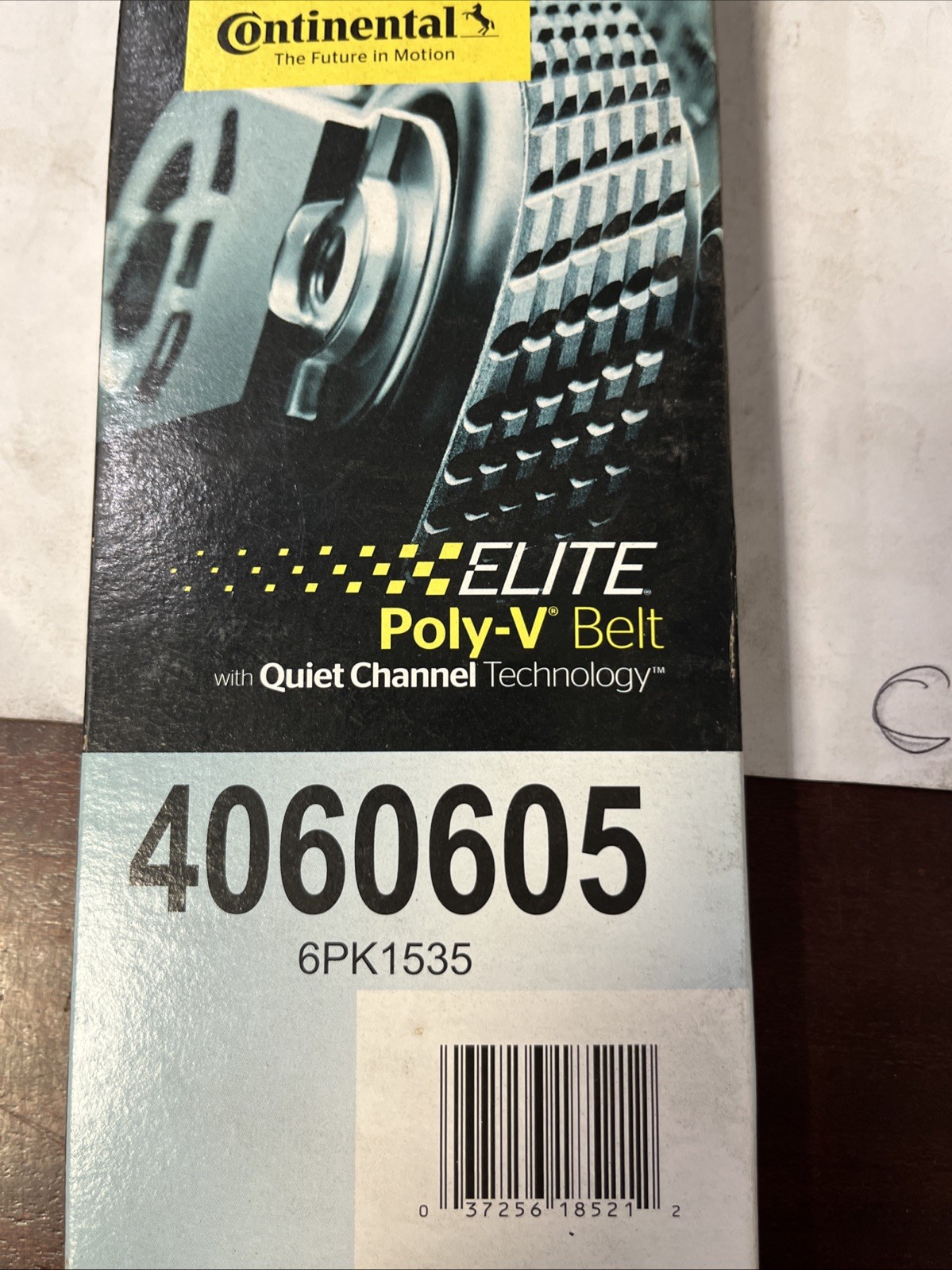 NEW Serpentine Poly-V Belt The Quiet Belt Gatorback CONTINENTAL ELITE 4060605 - Image 3