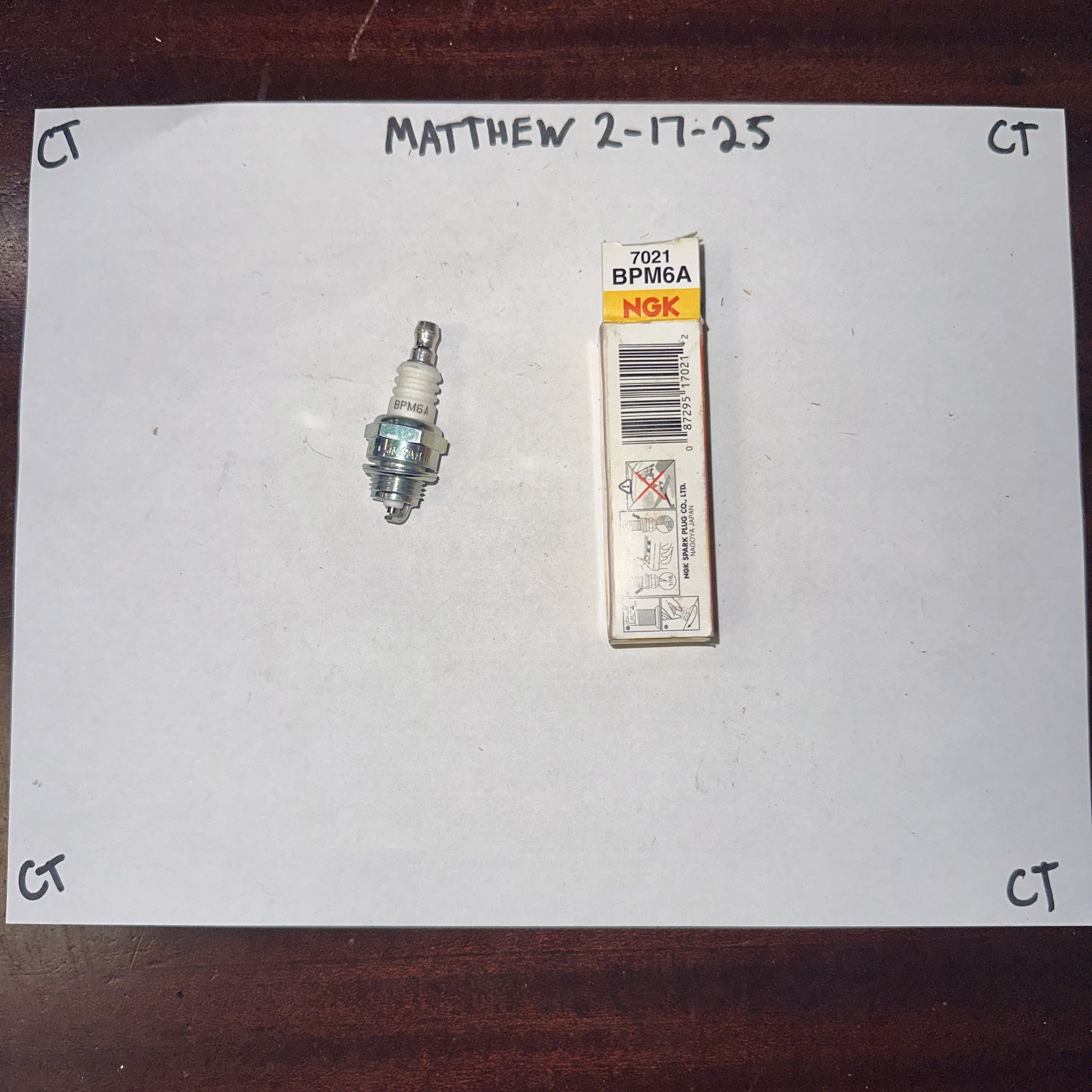 NGK 7021 - Spark Plugs, BPM6A