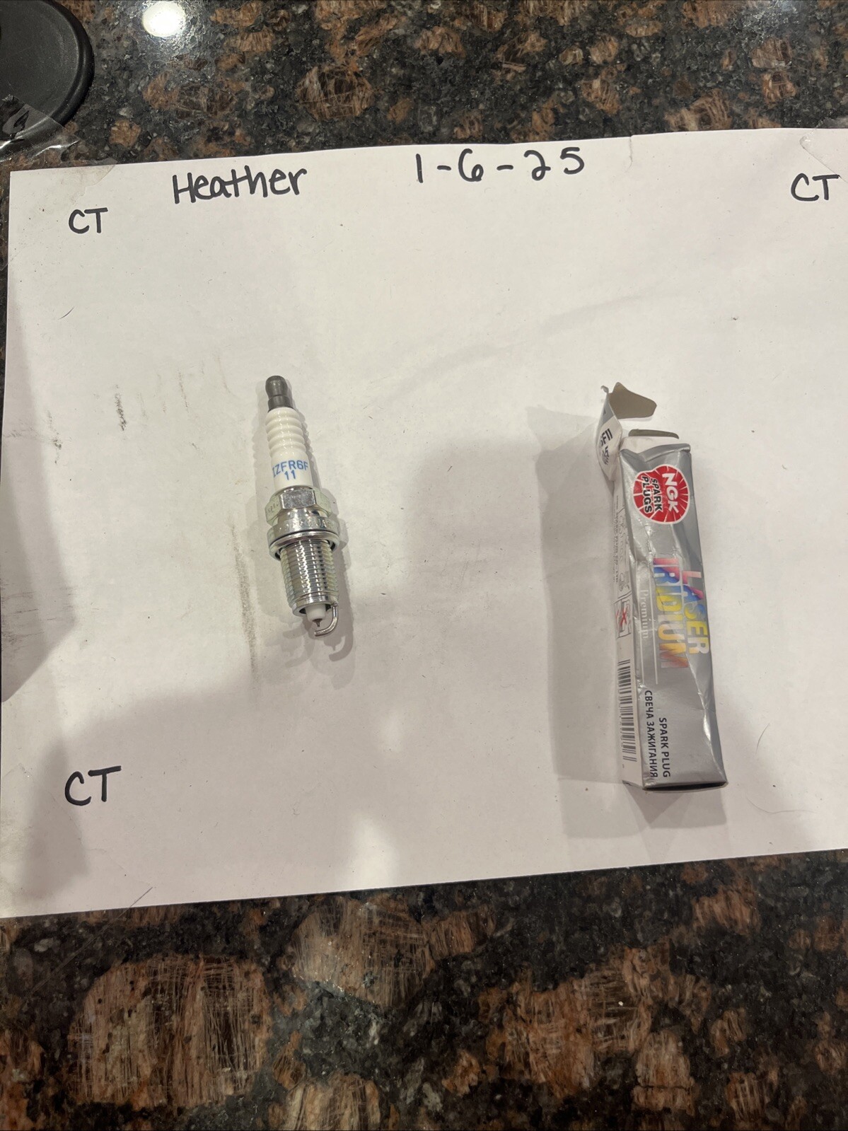 NGK Iridium Premium Spark Plug IZFR6F-11 #4095 - Image 3