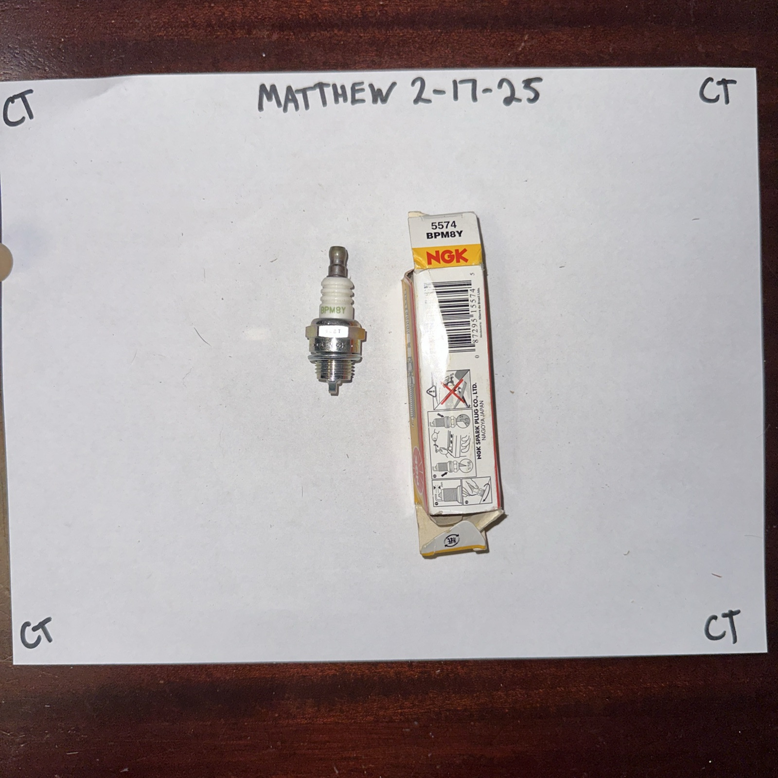 NGK Spark Plug BPM8Y 5574 - Image 3