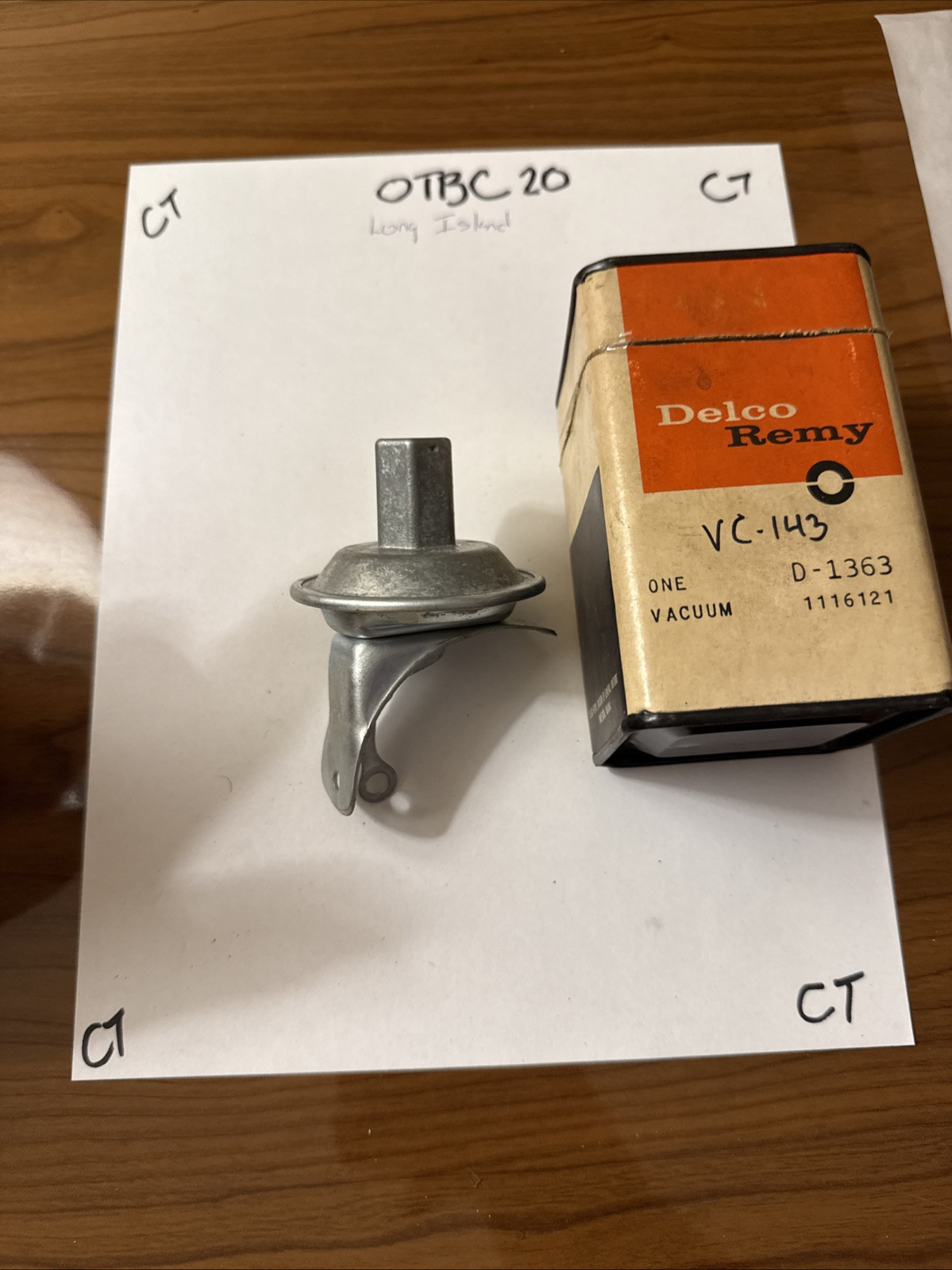 NORS 1957 - 1959 RAMBLER 6 CYL DISTRIBUTOR VACUUM ADVANCE 1116121