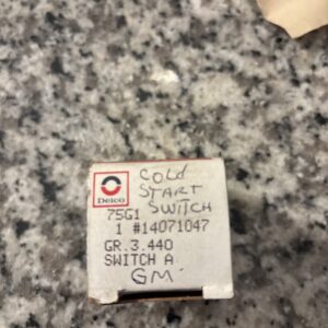NOS 14071047 Genuine GM Diesel Cold Advance Temperature Coolant Switch 82-99 OEM