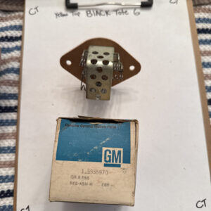 NOS 1967-1968 CHEVROLET IMPALA CAPRICE HEATER BLOWER RESISTOR GM 3955970