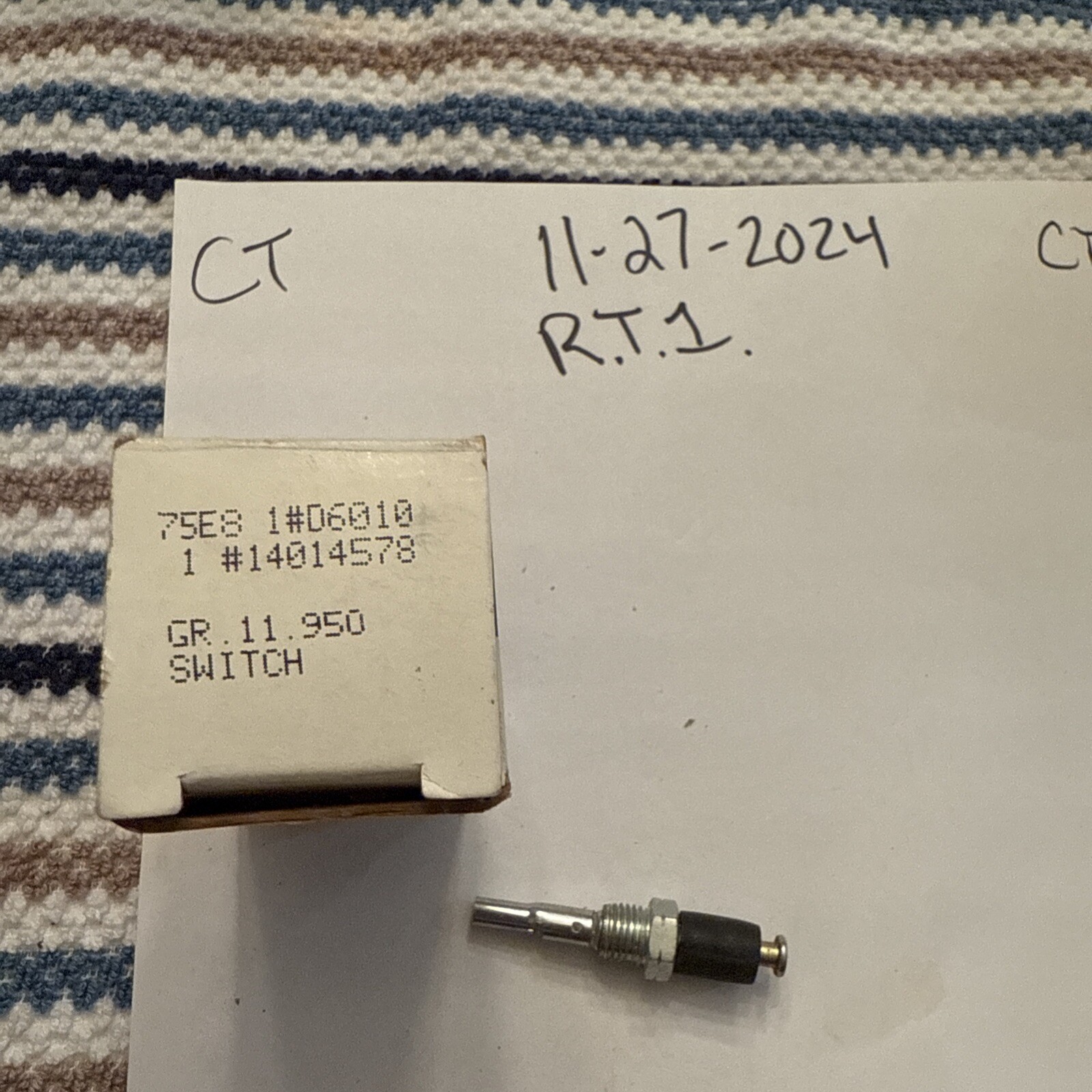 NOS 1973-84 Chevrolet GMC Truck 1964-70 Buick 1963-75 GM Door Jamb Switch D6010 - Image 3