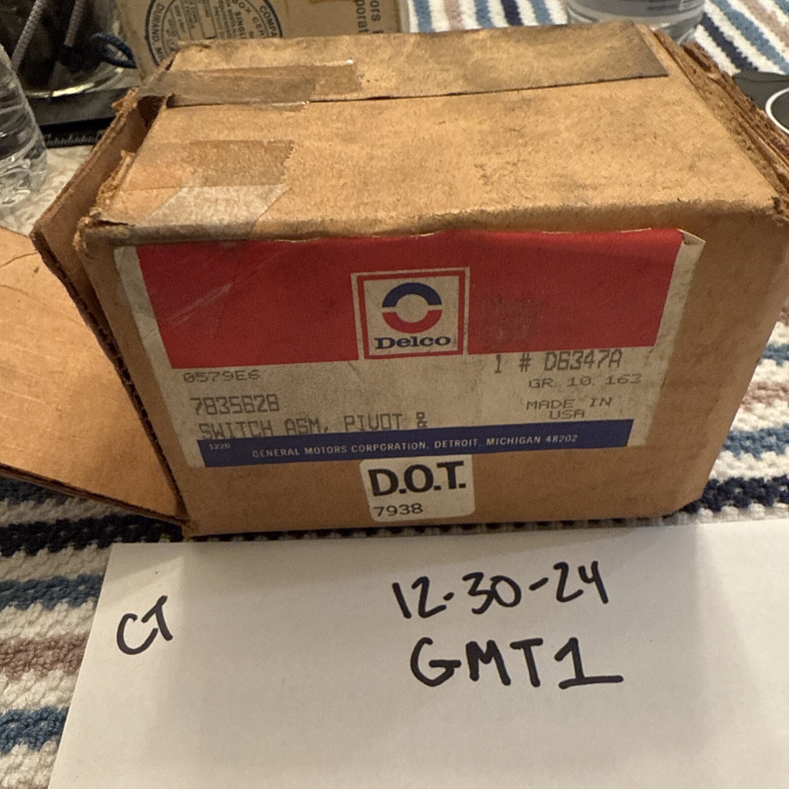 NOS 1982-1992 CHEVY/GMC + ALL GM J CAR Wiper Switch 7835628