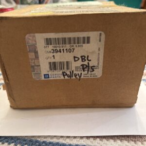 NOS 69-74 V8 Chevy V8 307 350 400 454 Power Steering Pump Pulley w/ A/C 3941107