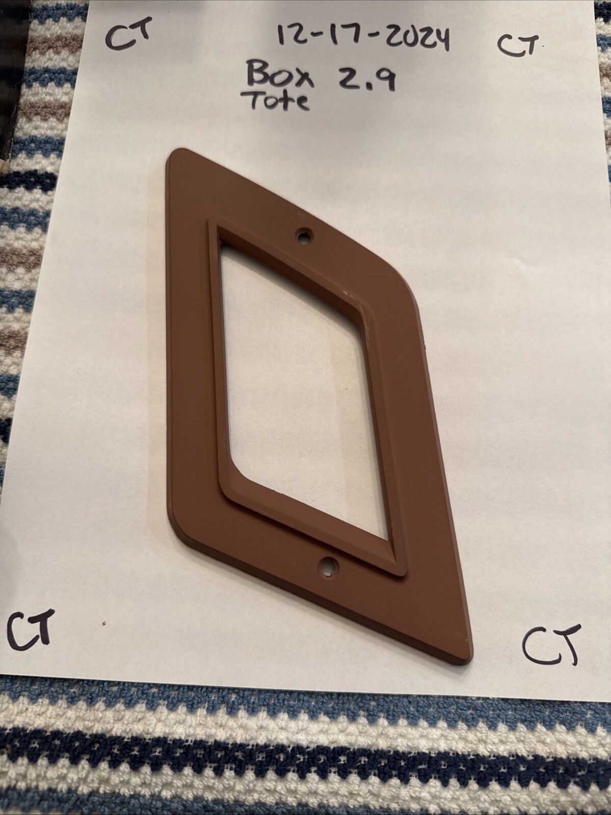 NOS 71 72 73 Chevrolet Chevy Kingswood Wagon LH Rear Marker Bezel 6262397 - Image 4