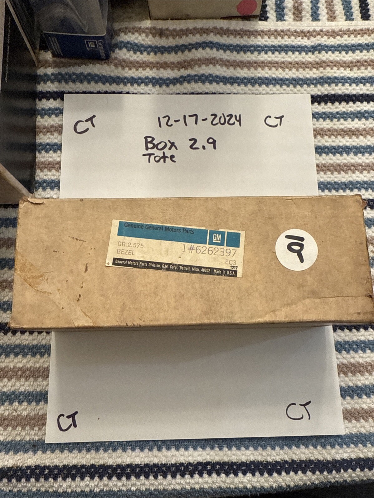 NOS 71 72 73 Chevrolet Chevy Kingswood Wagon LH Rear Marker Bezel 6262397