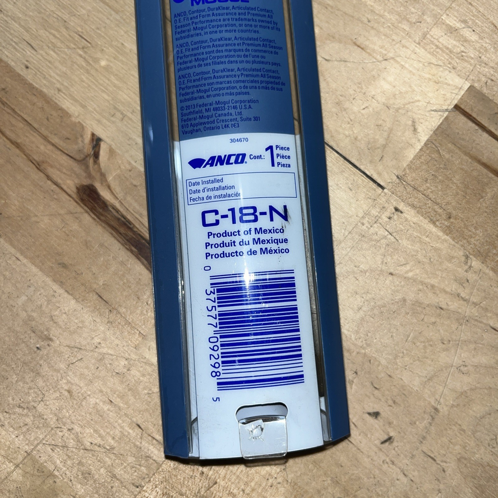 NOS Anco C-18-N Contour Wiper Blade All Season - Image 5