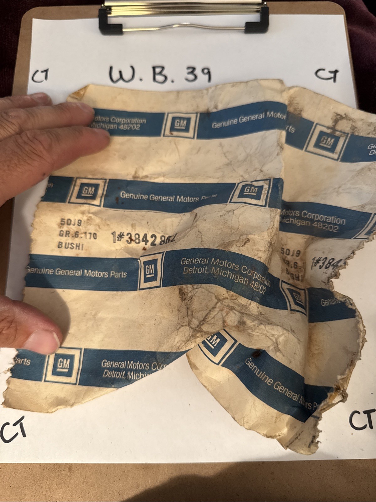 NOS Chevy C10 Lower Control Arm Bushing 63 64 65 66 67 3842882