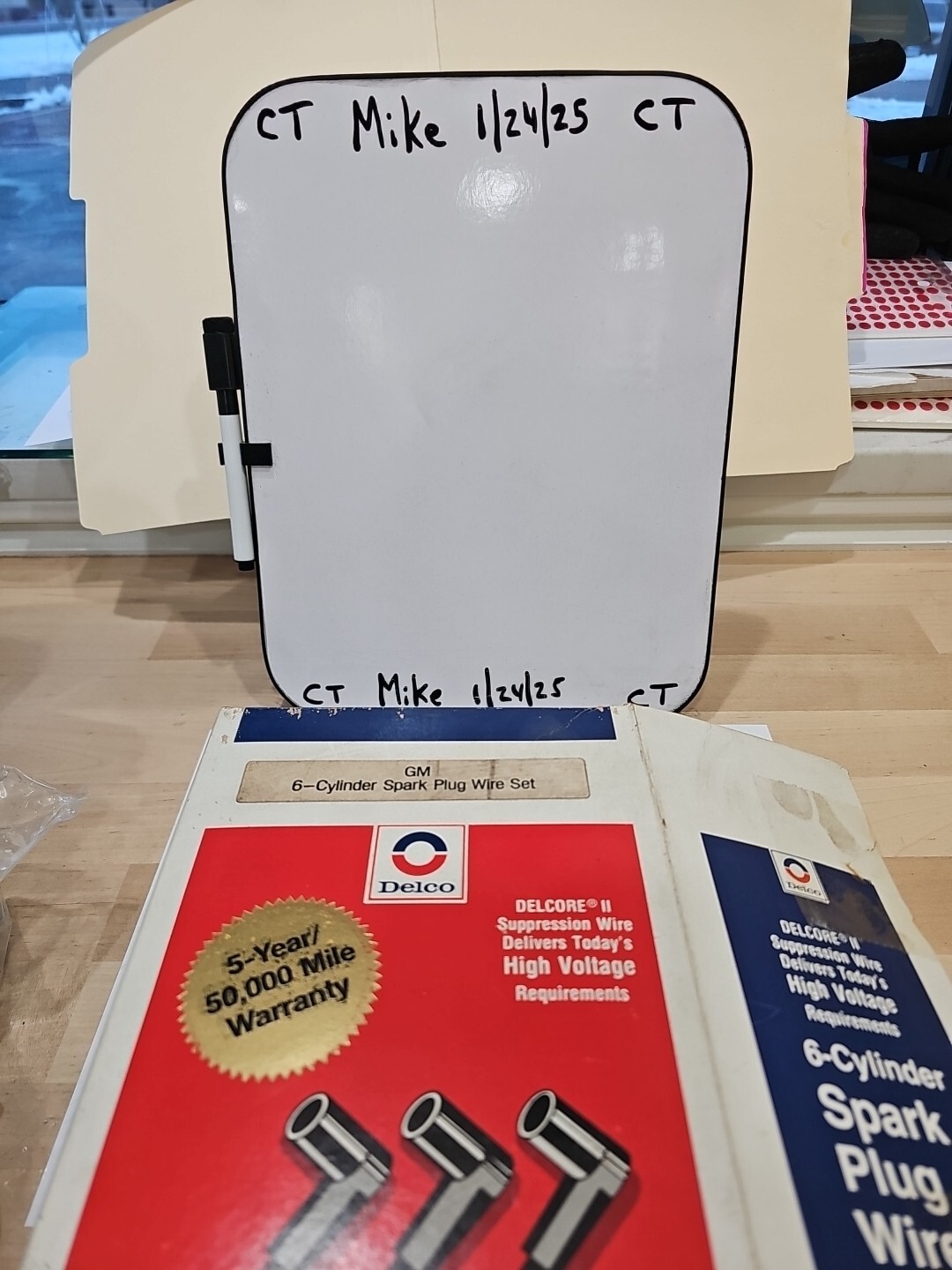 NOS DELCO 606B GMC 292 6 CYL Spark Plug Wire Set New Missing One - Image 3