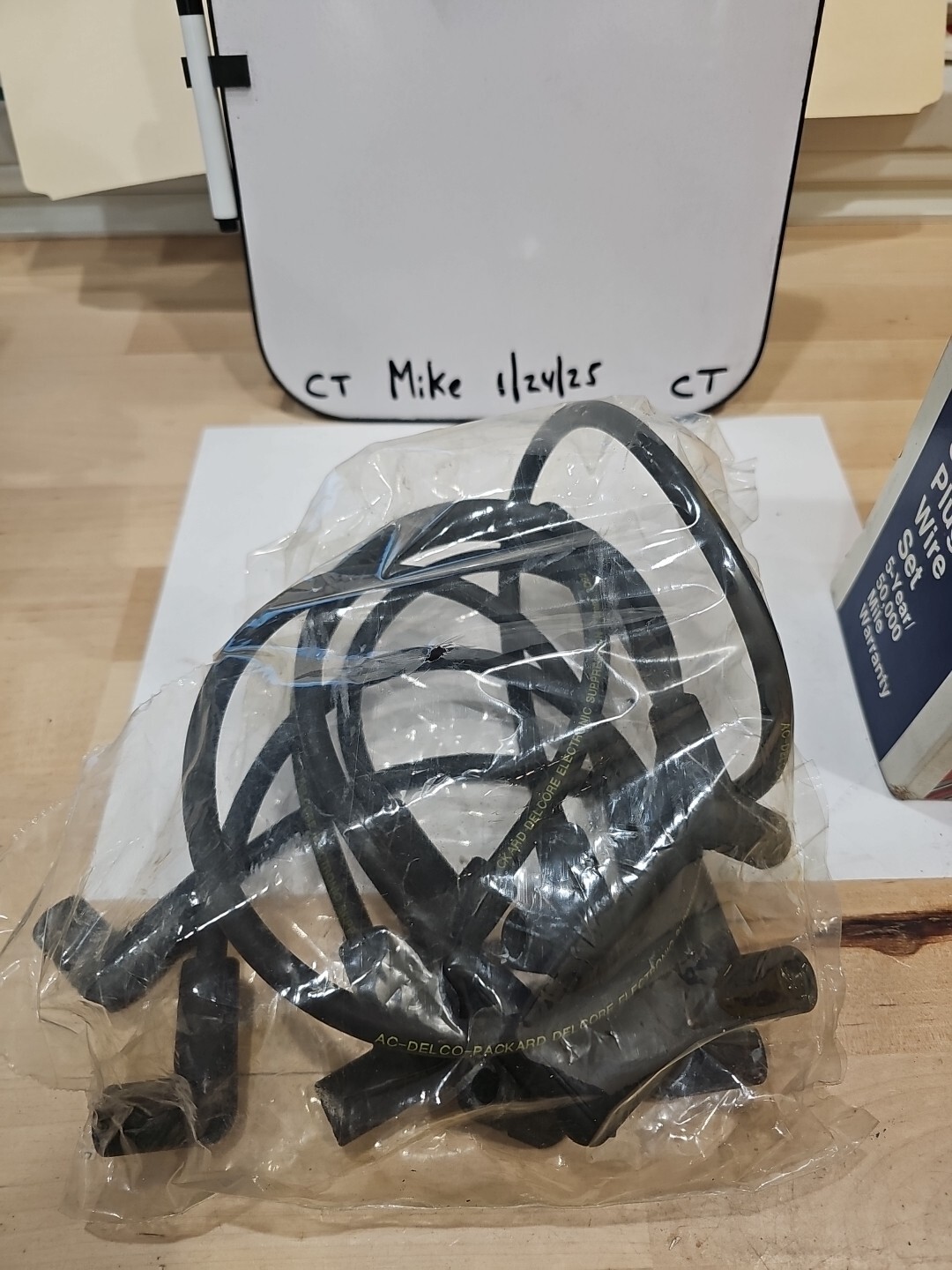 NOS DELCO 606B GMC 292 6 CYL Spark Plug Wire Set New Missing One