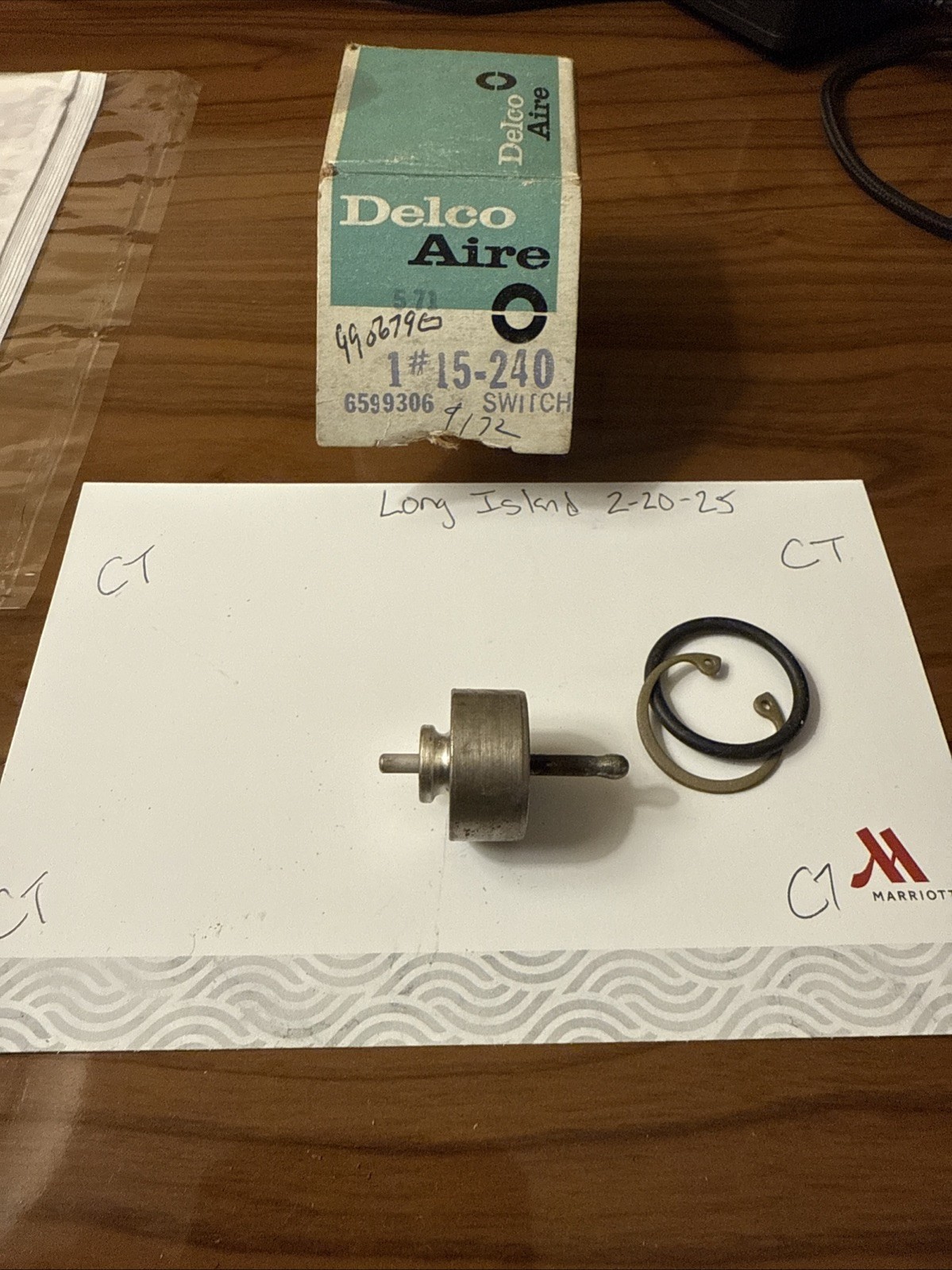 NOS Delco 15-240 AC Compressor Switch 6599306 GM Car/Truck - Image 3