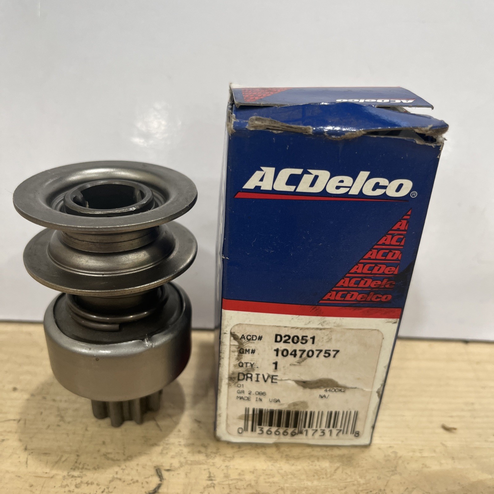 NOS Delco D2051 10470757 Starter Drive - Image 4
