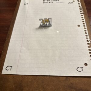 NOS GM 1967 Chevy Camaro "350" Fender Emblem #3905718 Open Box