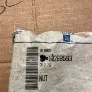 NOS OEM Genuine GM Panel Nuts 10268593 Replacement Nut - Sold Individually