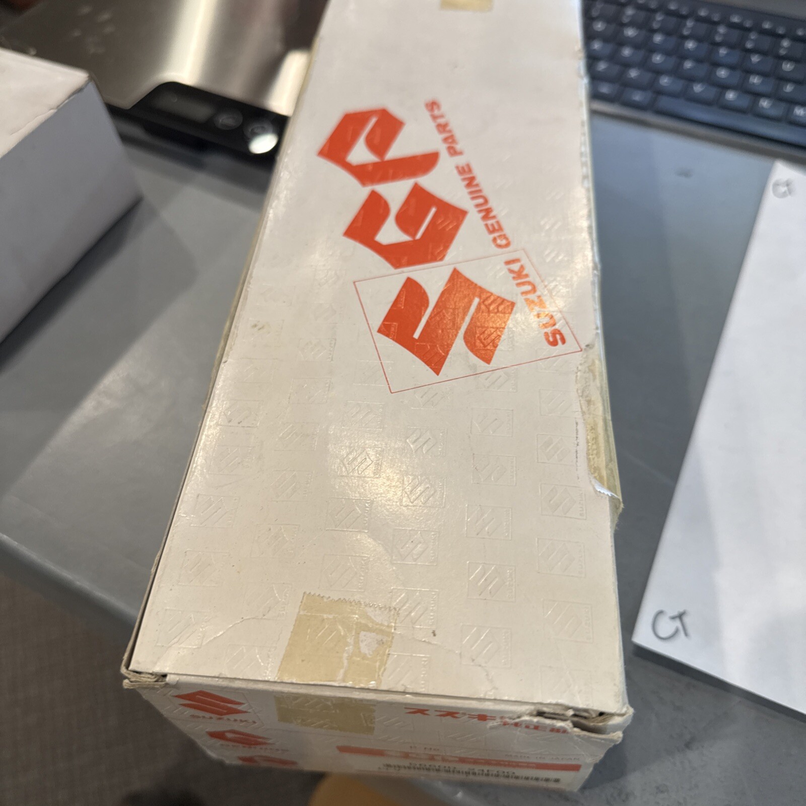 NOS OEM Suzuki Rear View Mirror Assembly 1999-2000 GSX1300 GSXR750 56600-24F00 - Image 4