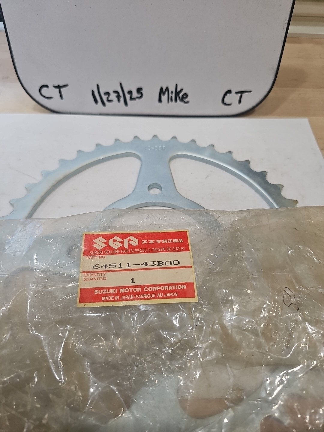 NOS SUZUKI 64511-43B00 SPROCKET - Image 5
