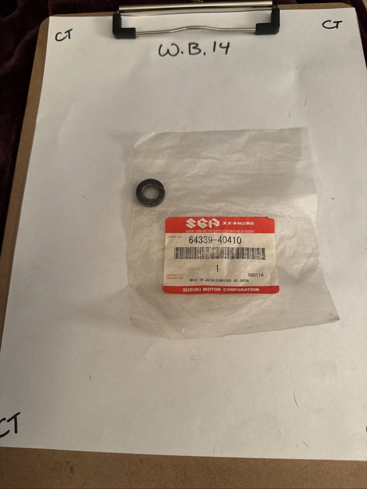 NOS Suzuki DR500 GSX-R750 GSX-R1100 OEM Dust Bearing Seal 64339-40410