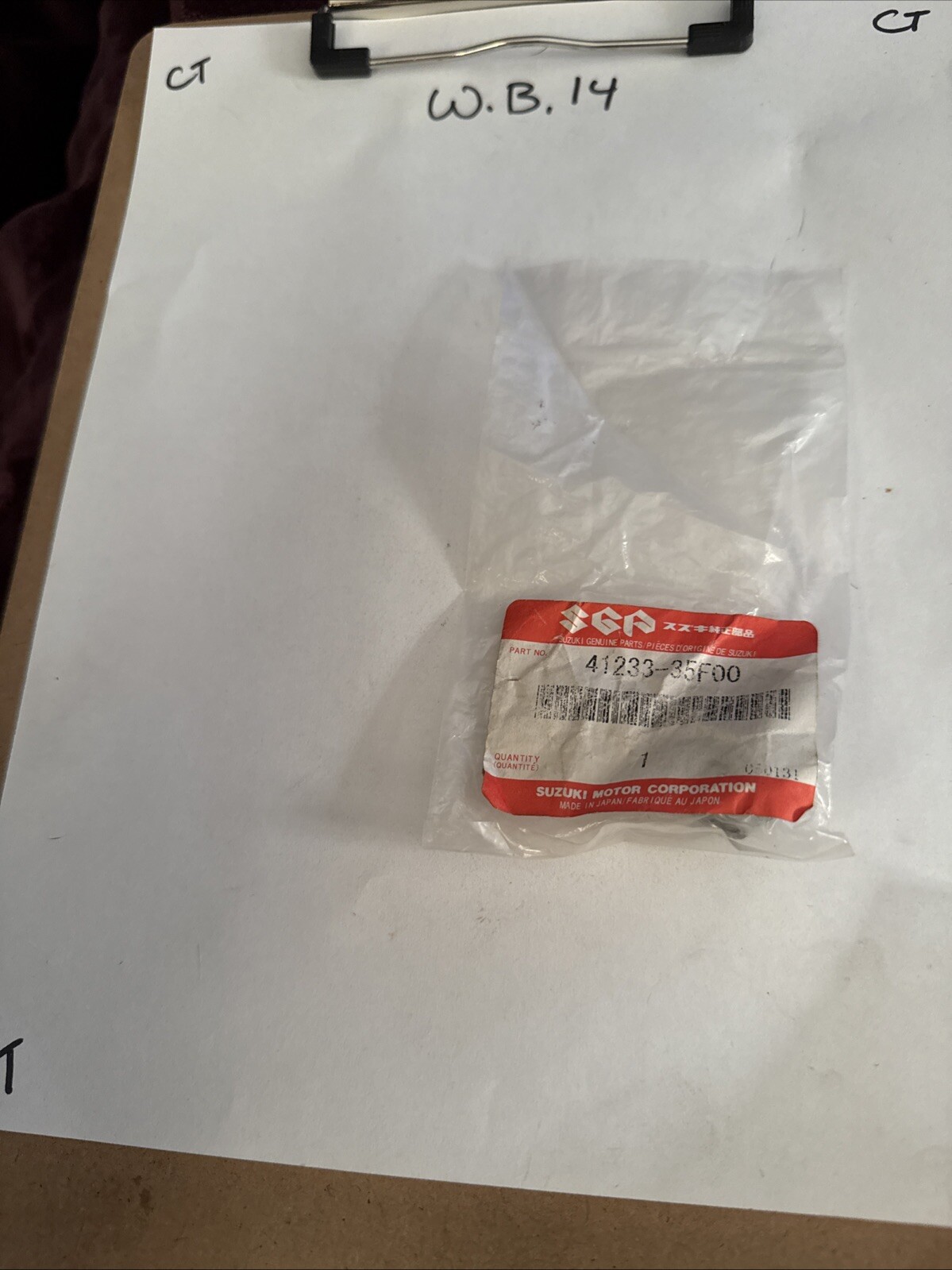 NOS Suzuki Metal Slide GSXR1100 GSXR750 GV1200 RM125 RM250 RMX250 41233-35F00