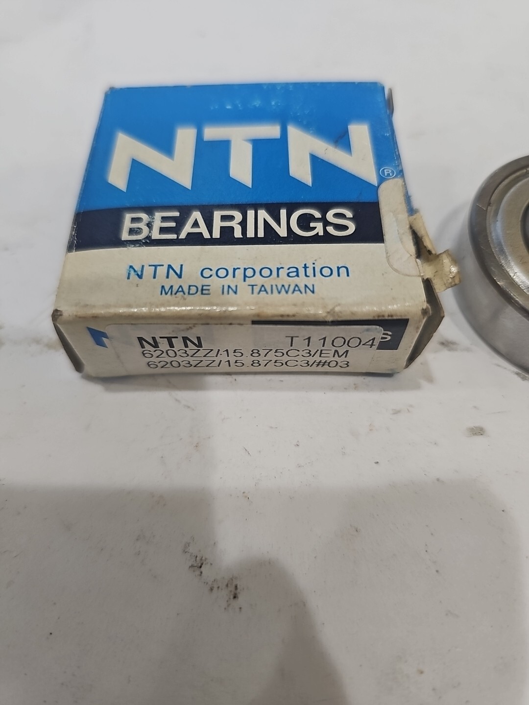 NTN 6203 ZZ C3 DEEP GROOVE BALL BEARING, METAL SHIELDED 17x40x12 mm - Image 3