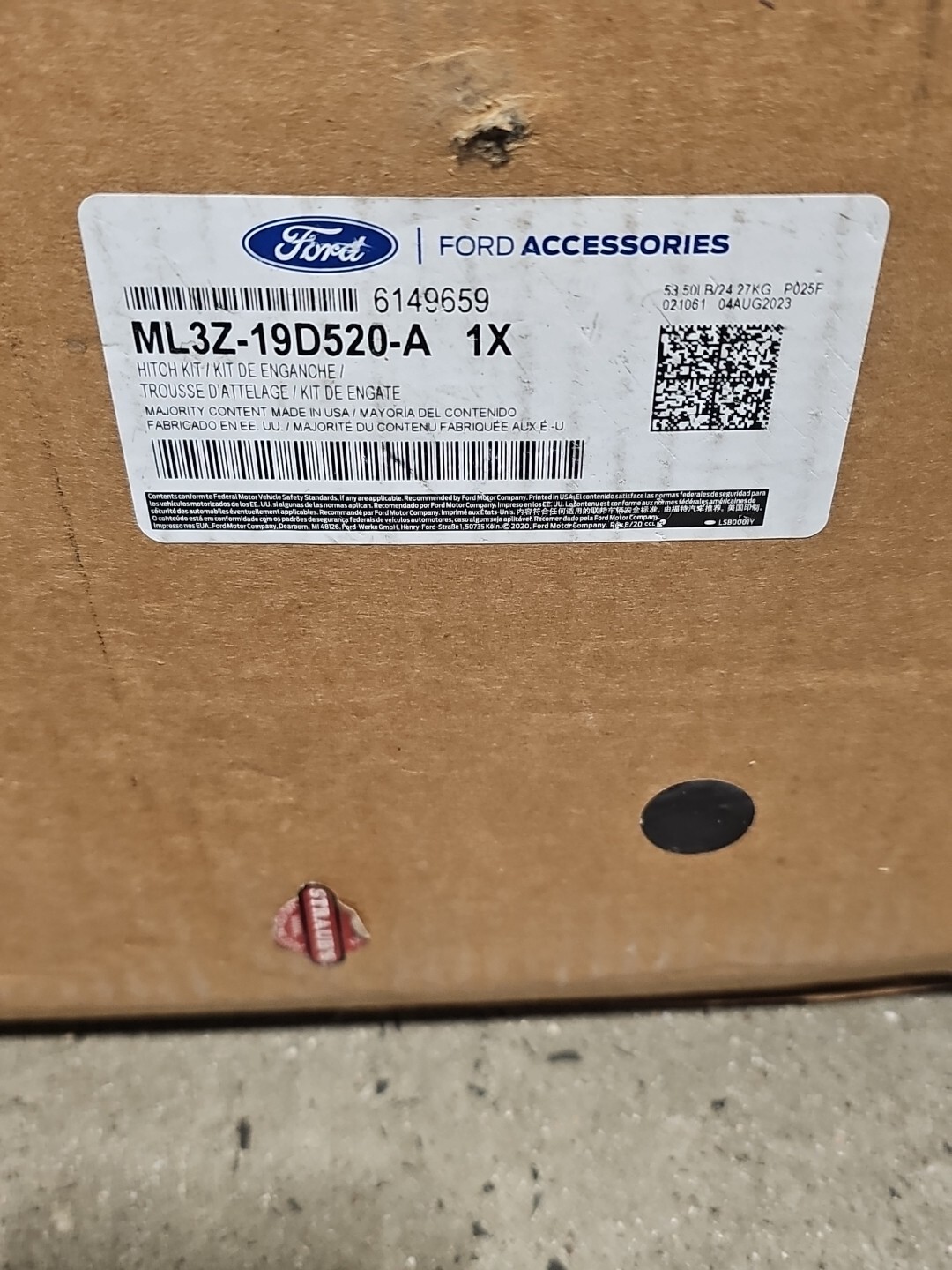 New Bumper Reinforcement Rear Steel For 2015-21 Ford F150 ML3Z19D520A FO1106375 - Image 3