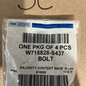 New Genuine Ford Bolts- WTY-4 W715828S437 / W715828-S437 OEM