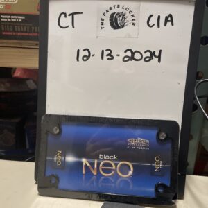 New Neo 77050 Plain Blank Black Metal Motorcycle License Plate Frame