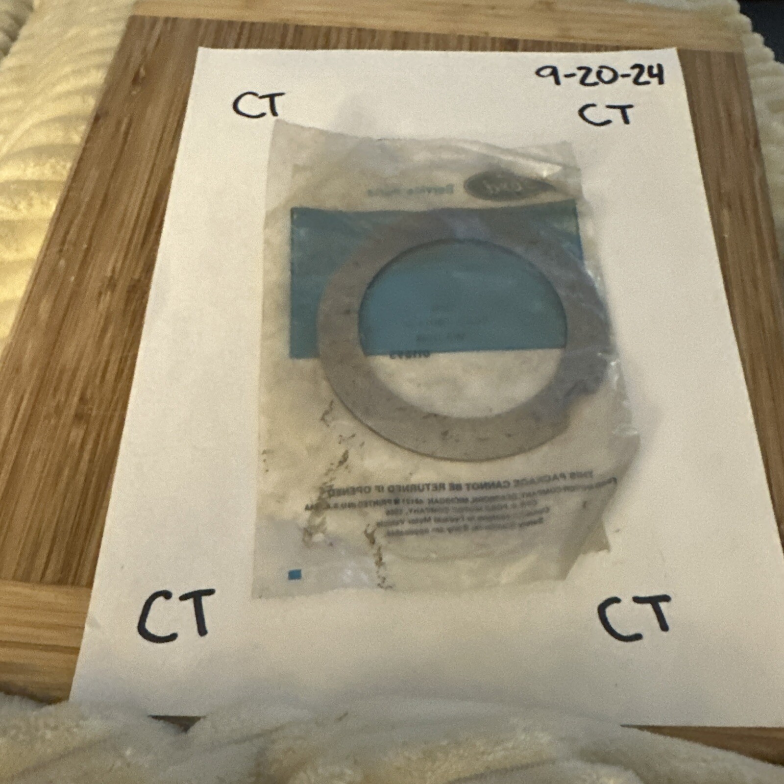 New OEM Ford C6AZ-7D014-D Thrust Washer NOS - Image 3