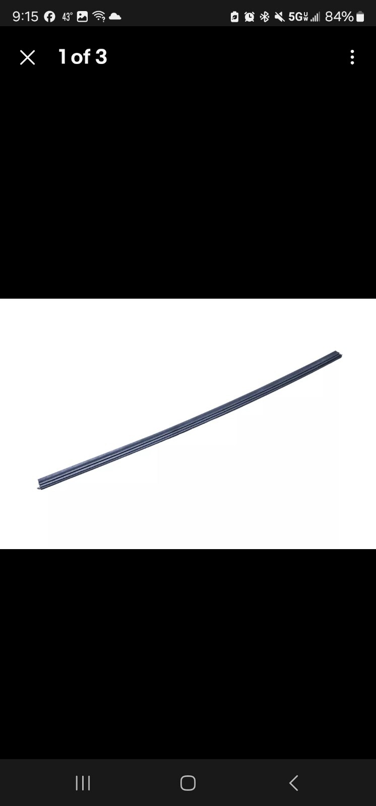 New OEM Ford D9OZ-17593-B 16" Windshield Wiper Blade Refill Insert NOS