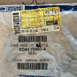 New Old Stock Ford Genuine Parts Seals (Set of 2) Part #EOAZ-7D403-A.