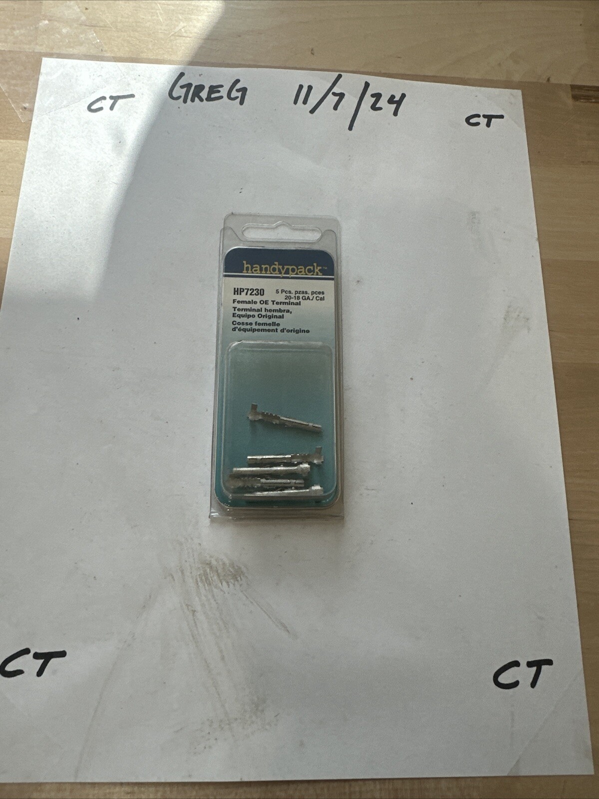 New SMP Handy Pack Wire Terminal Clip HP7230