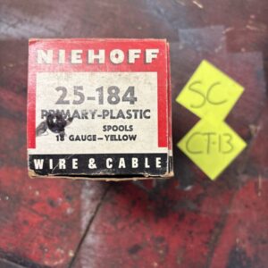 Niehoff 25-184 - 18 Gauge Wire Spool Yellow 50' NOS