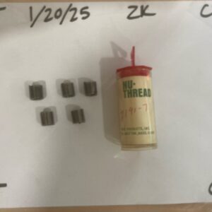 Nu-Thread T191-7 (5 Pieces In Pack) Rethreading File for Hydraulic Fittings