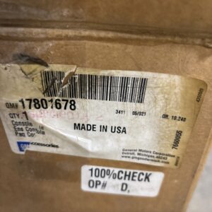 OEM 2005-2007 Chevy Uplander Pontiac Montana Center Console Storage Box 12499244